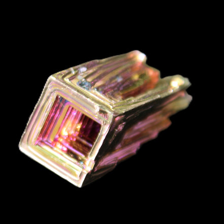 Bismuth crystal 45mm 28.6g in sunlight - Rocks and Things Store