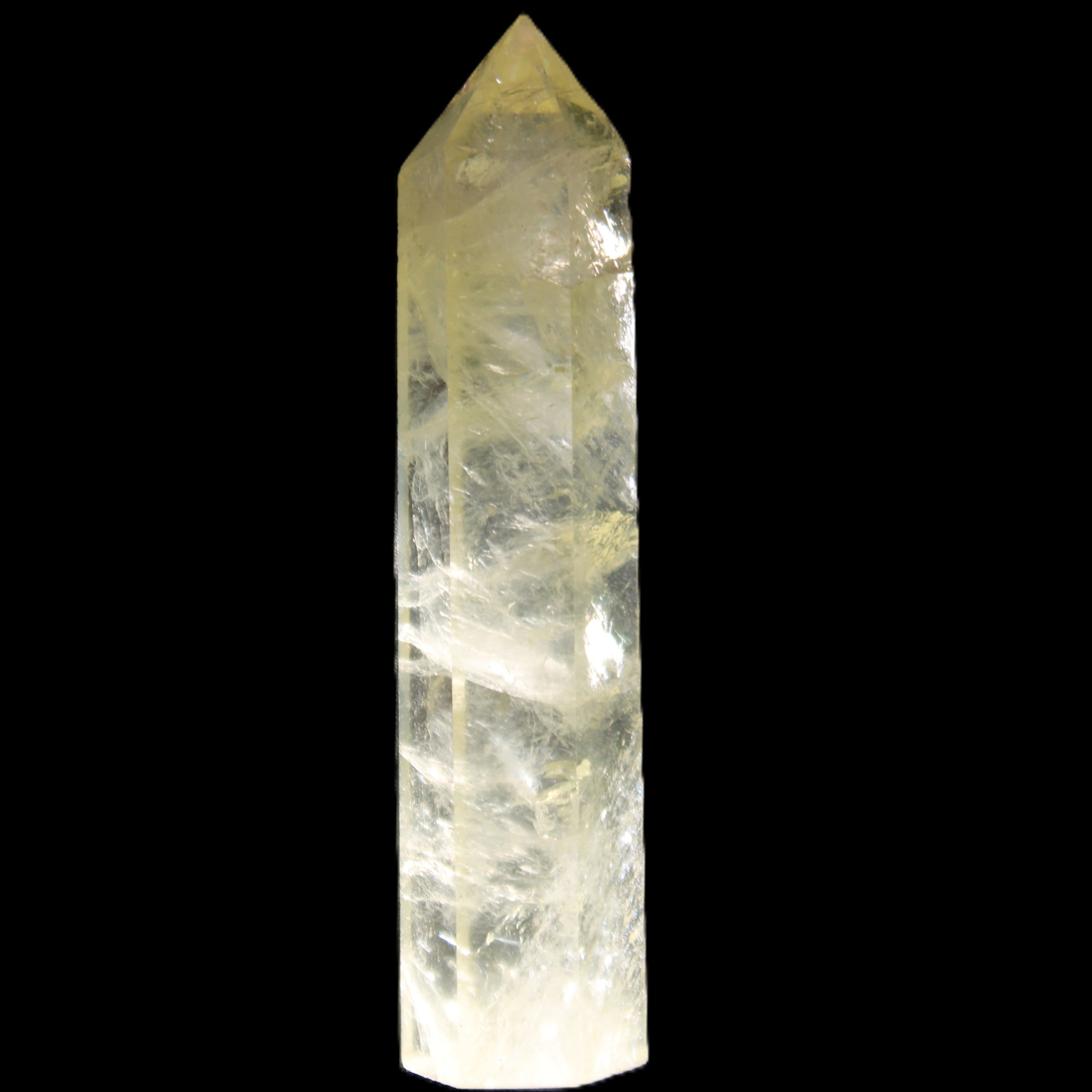 Citrine wand 74mm 32g in sunlight - Rocks and Things Store