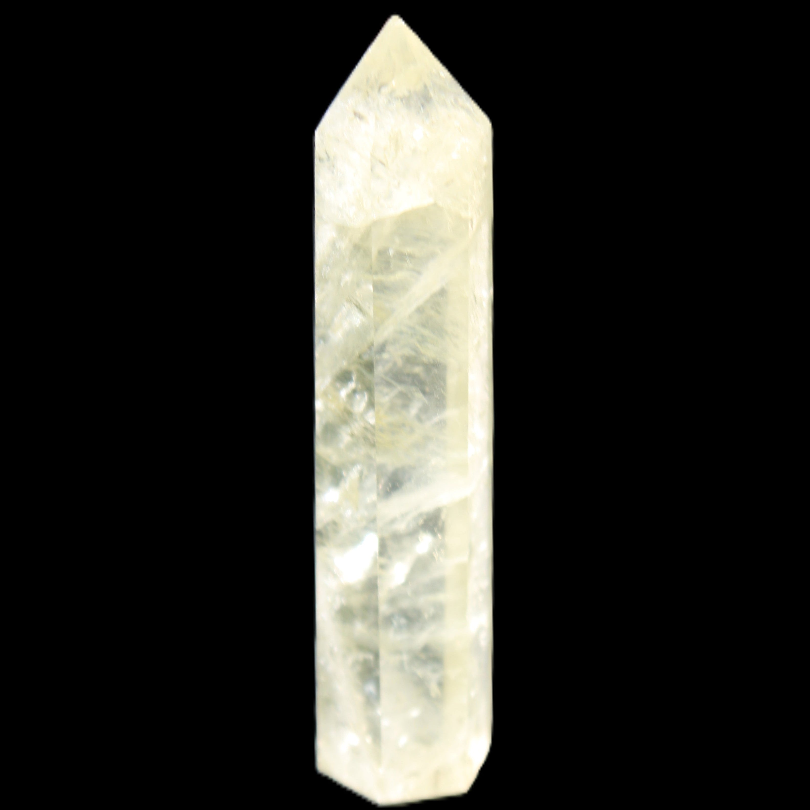 Citrine wand 74mm 32g in sunlight - Rocks and Things Store