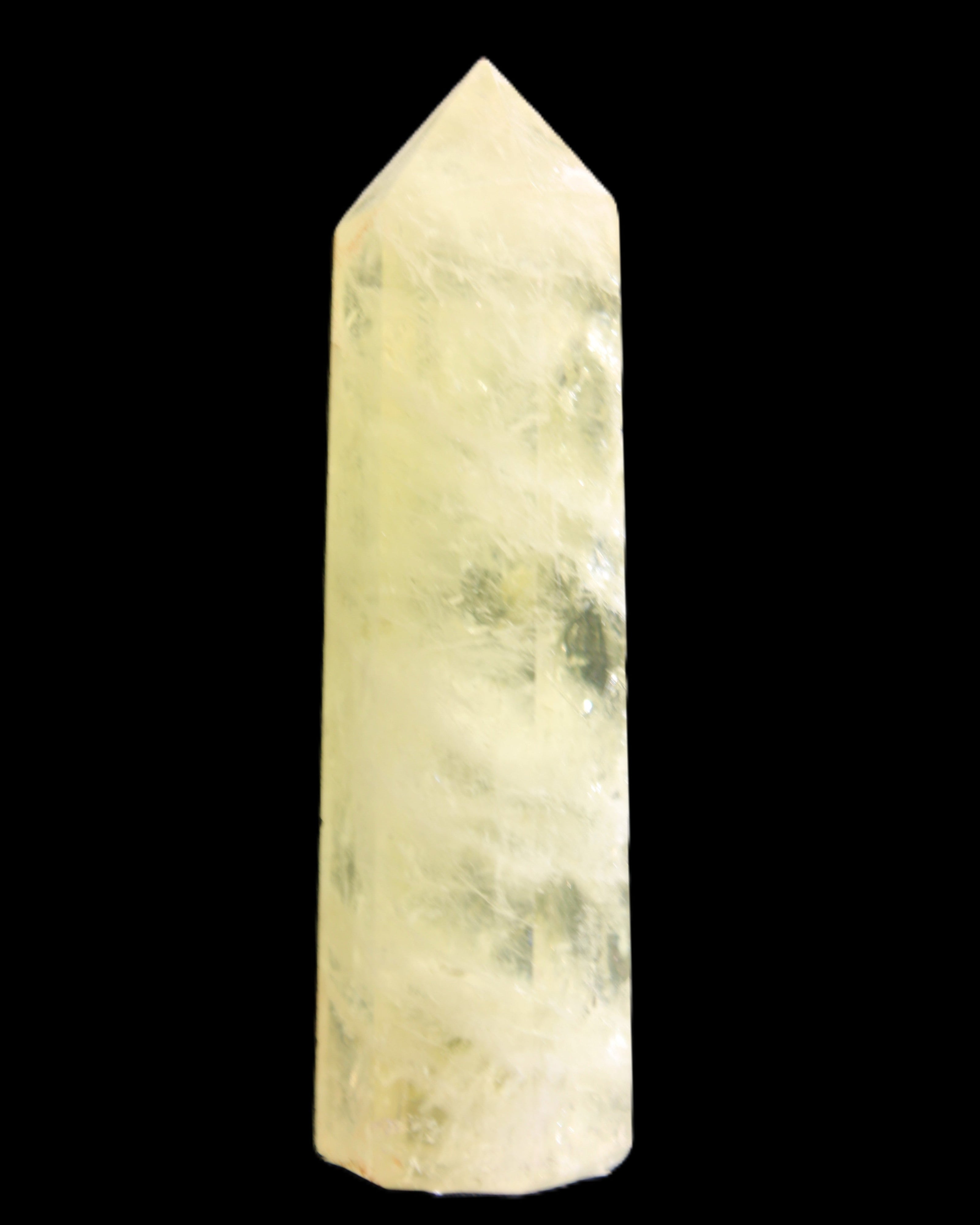 Citrine wand 76mm 52g in sunlight - Rocks and Things Store