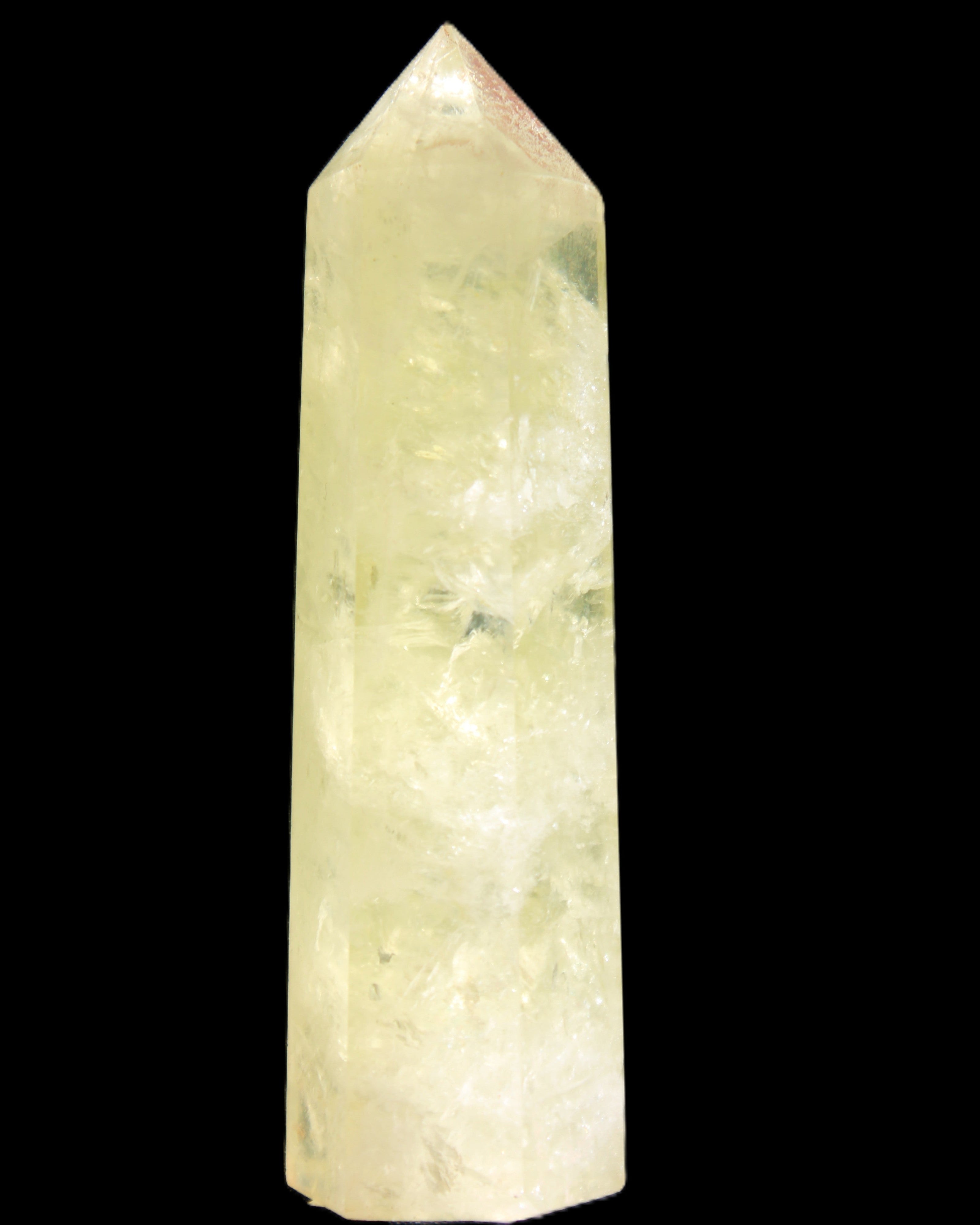 Citrine wand 76mm 52g in sunlight - Rocks and Things Store