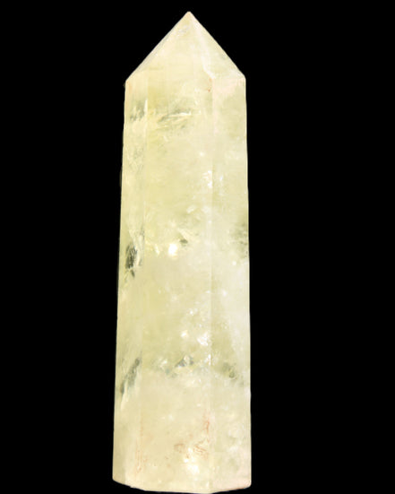 Citrine wand 76mm 52g in sunlight - Rocks and Things Store