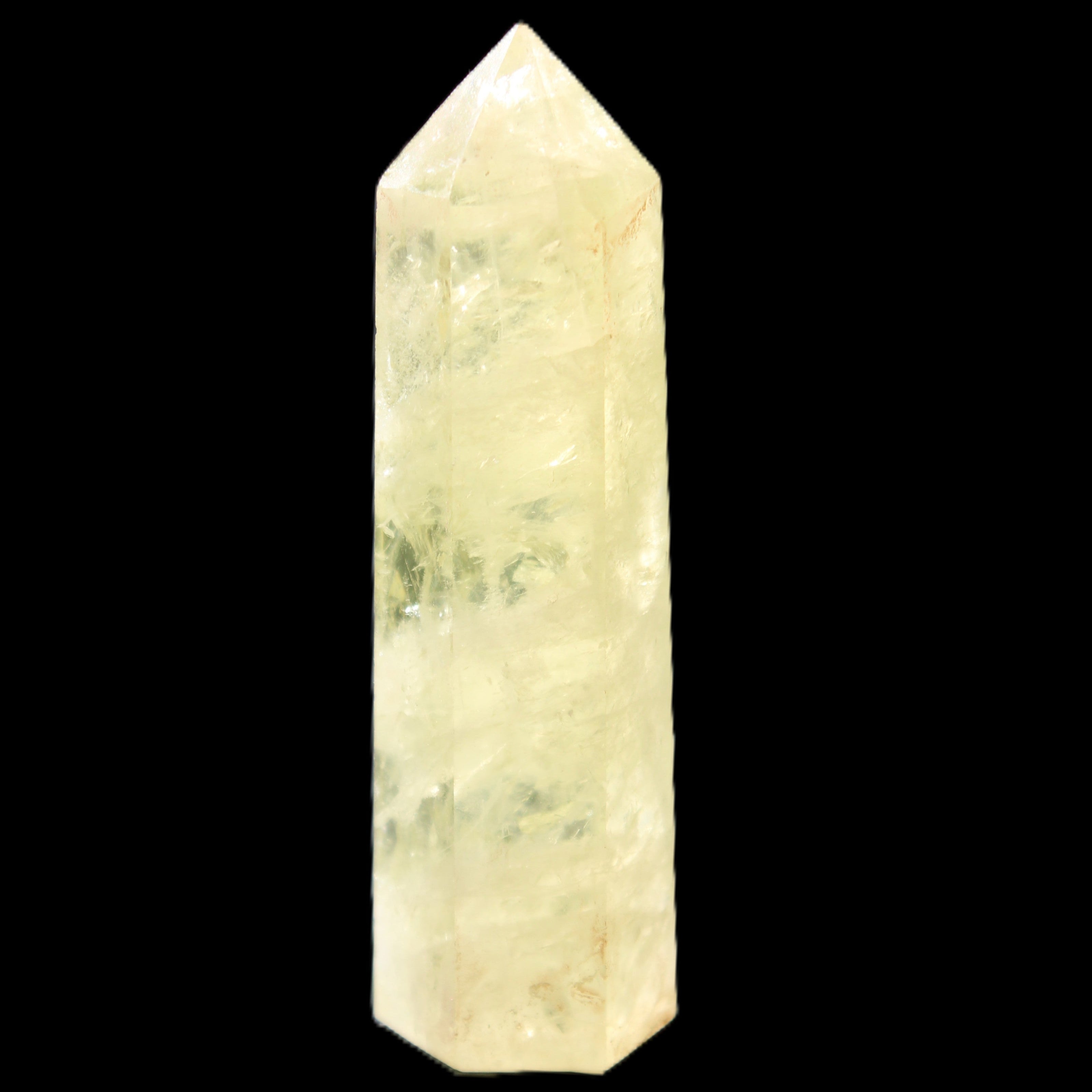 Citrine wand 76mm 52g in sunlight - Rocks and Things Store