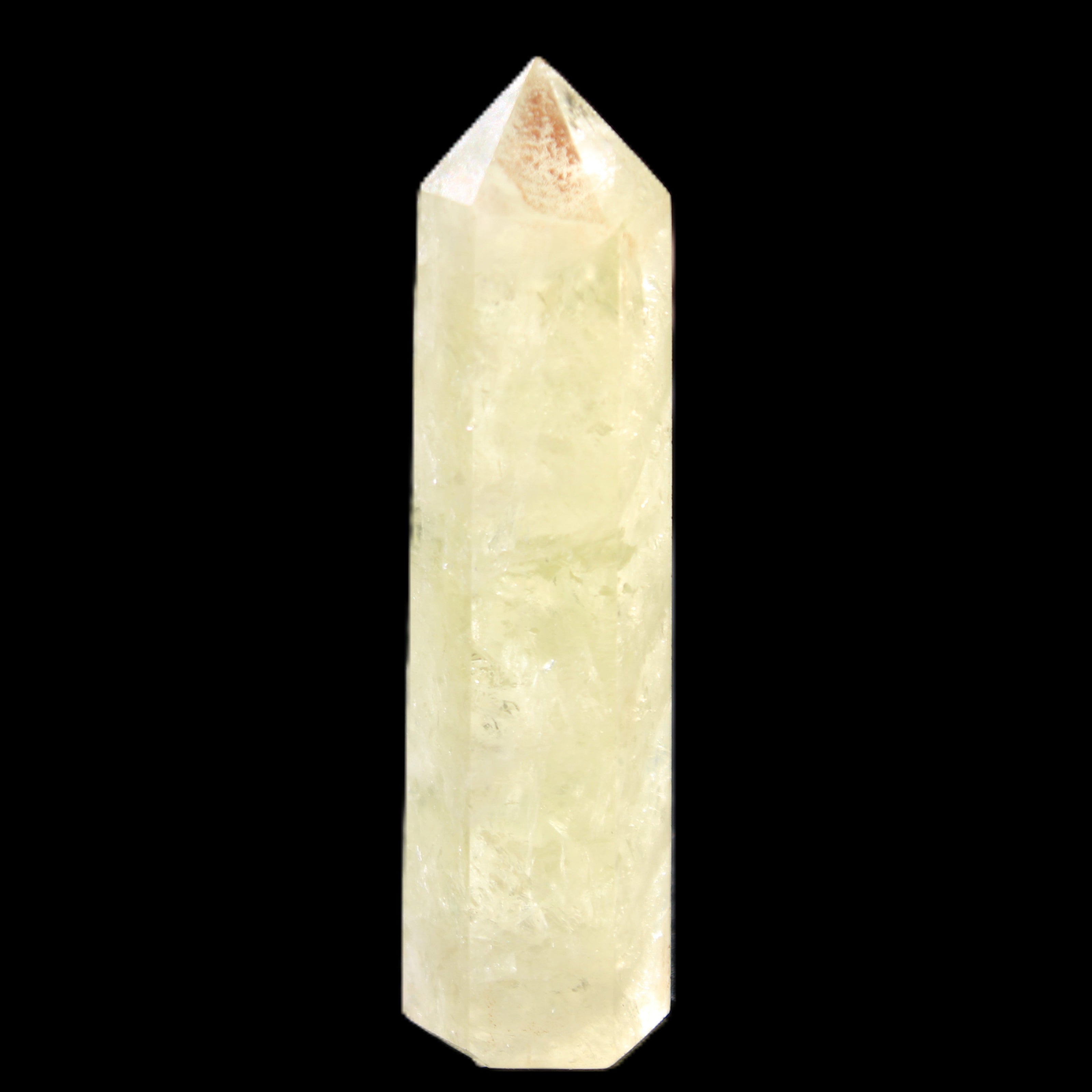 Citrine wand 76mm 52g in sunlight - Rocks and Things Store