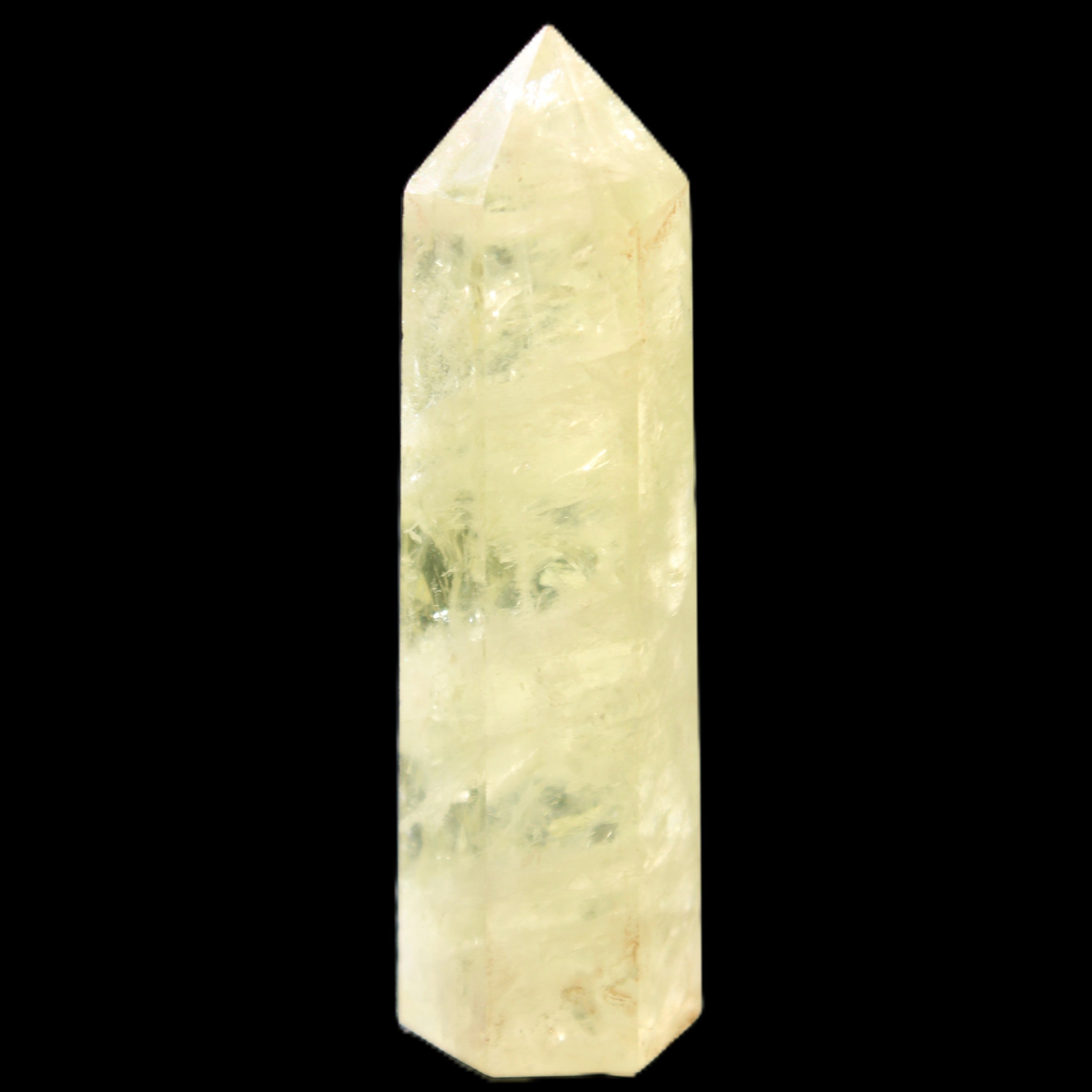 Citrine wand 76mm 52g in sunlight - Rocks and Things Store