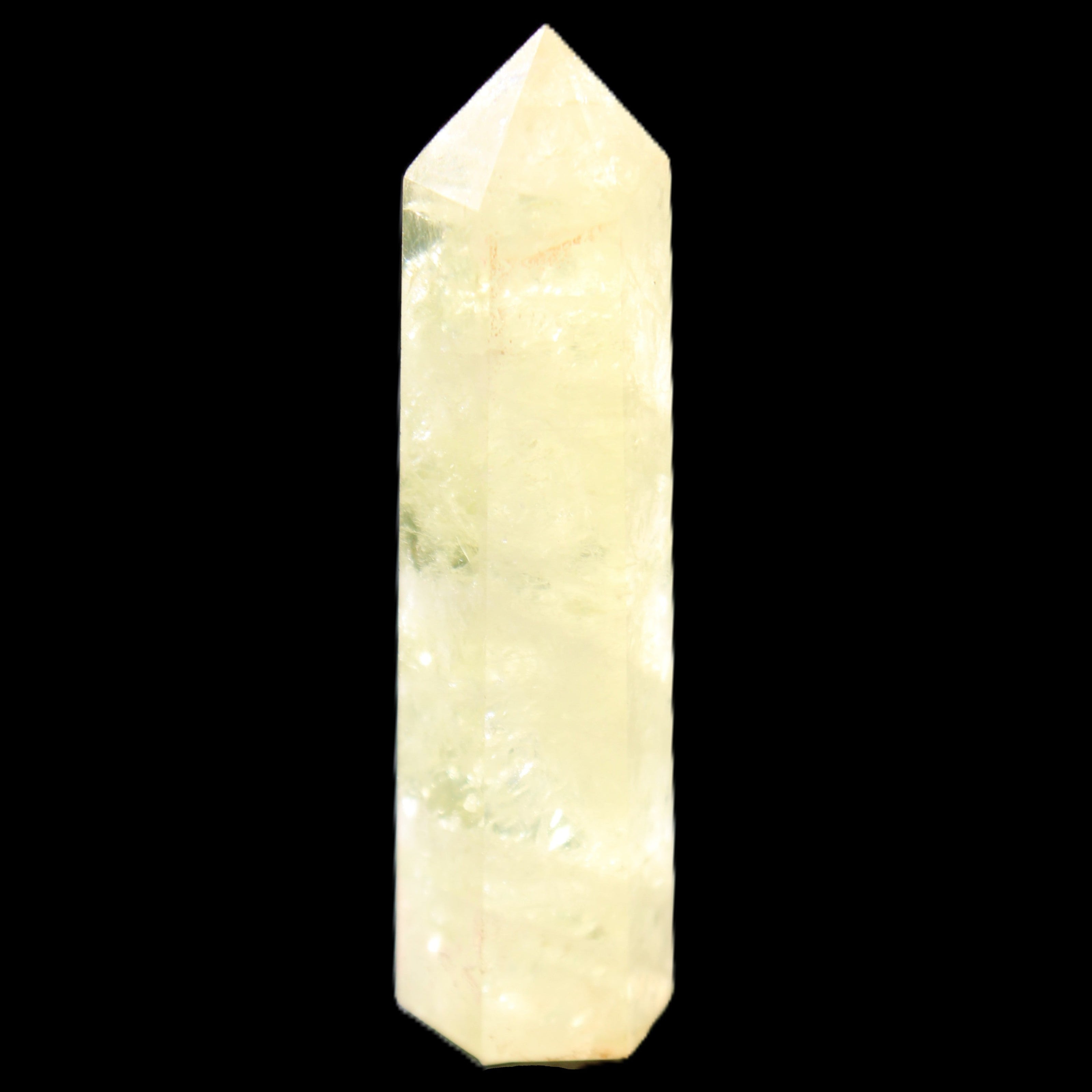 Citrine wand 76mm 52g in sunlight - Rocks and Things Store