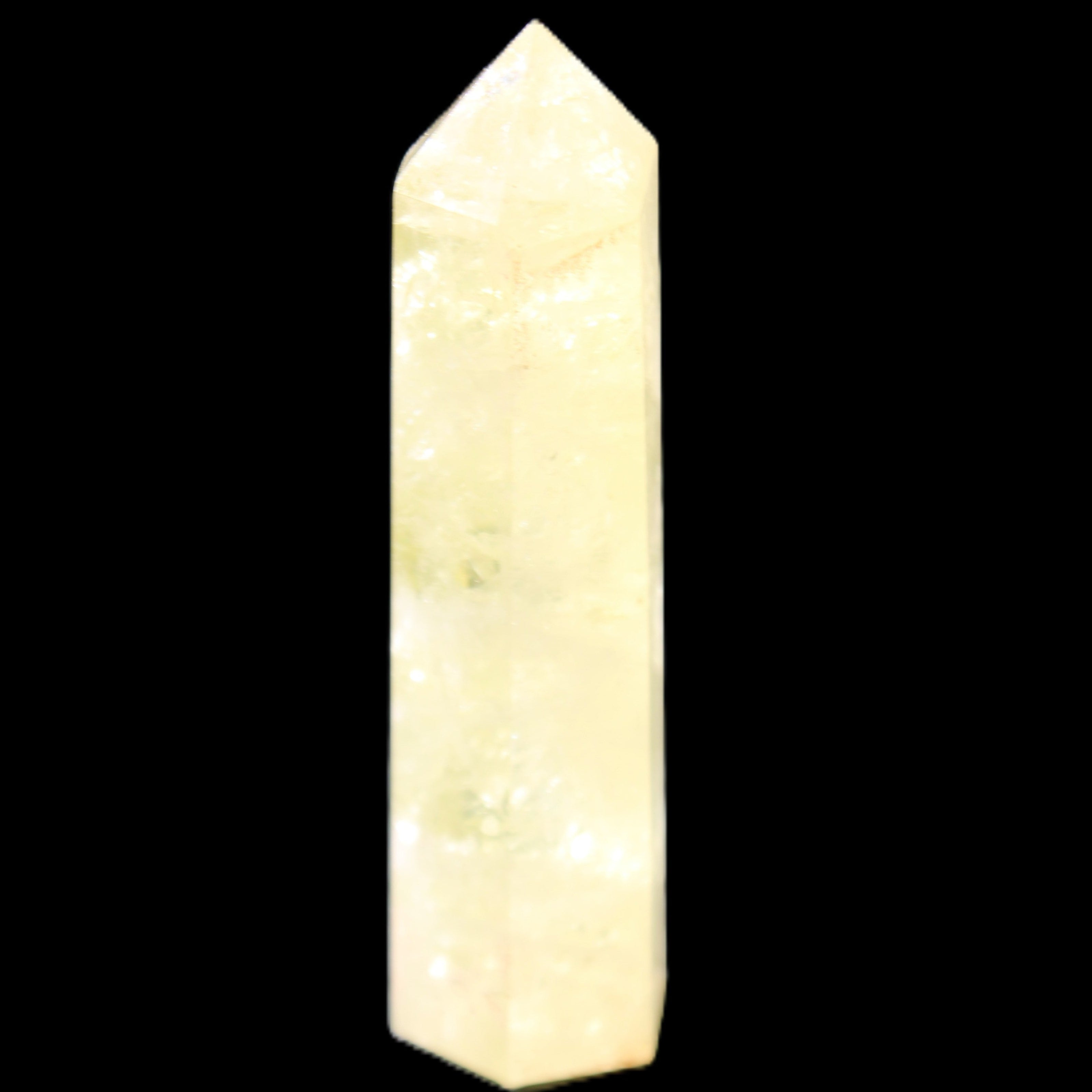 Citrine wand 76mm 52g in sunlight - Rocks and Things Store