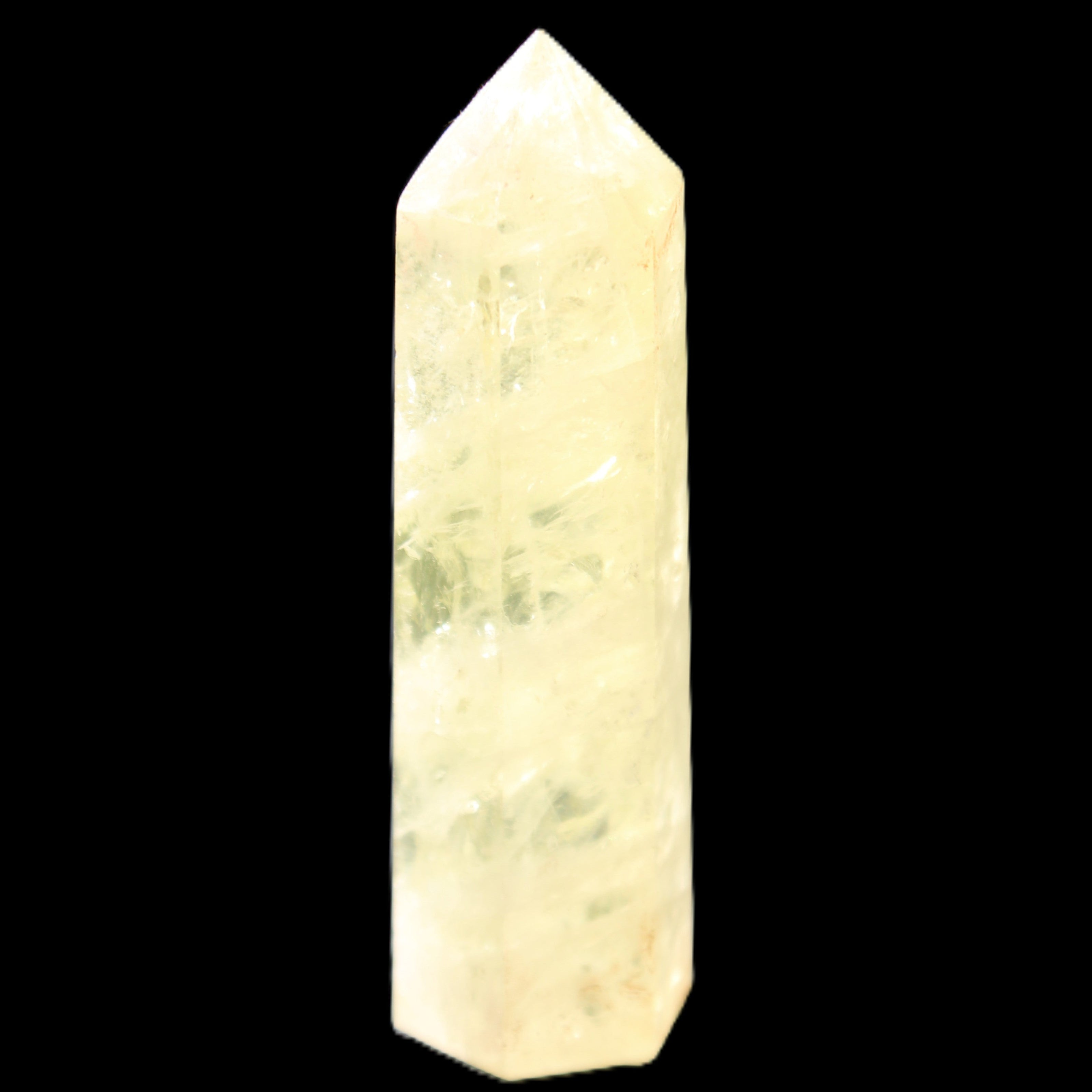 Citrine wand 76mm 52g in sunlight - Rocks and Things Store