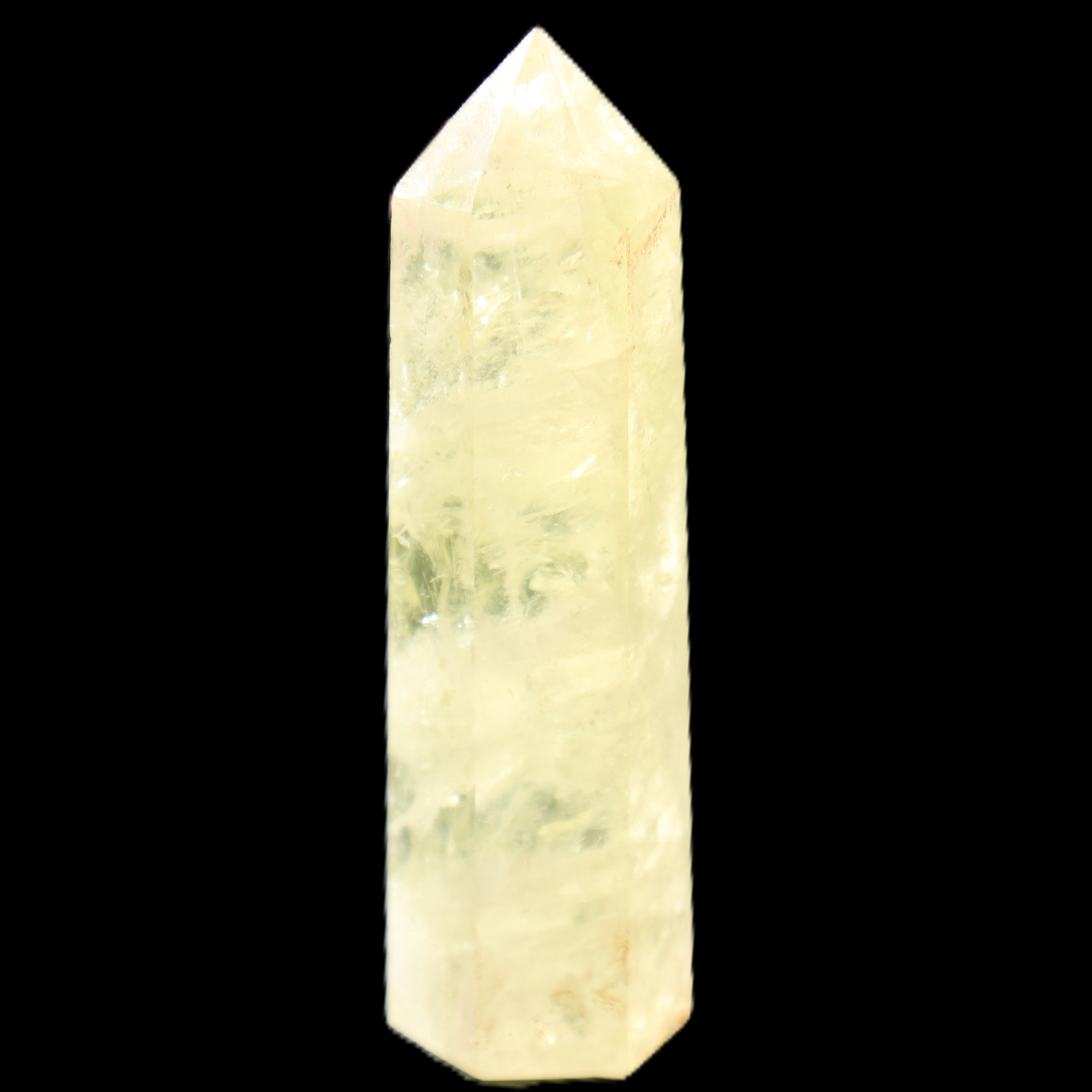 Citrine wand 76mm 52g in sunlight - Rocks and Things Store