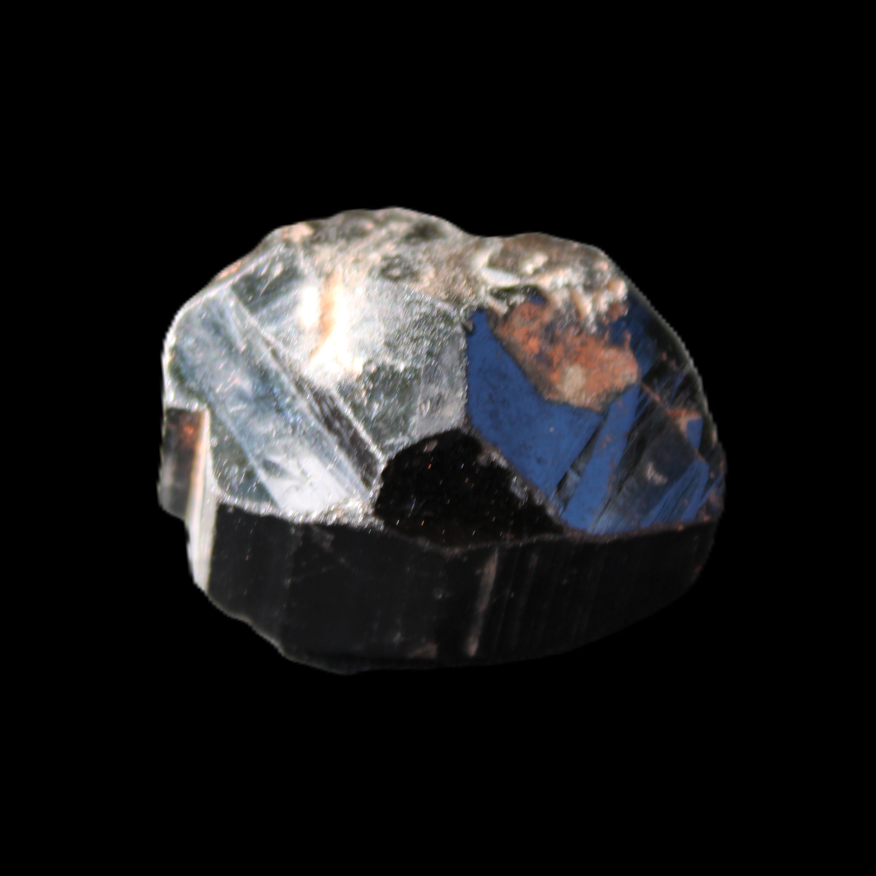 Black Tourmaline terminated crystal 32*21*18mm 24g in sunlight - Rocks and Things Store