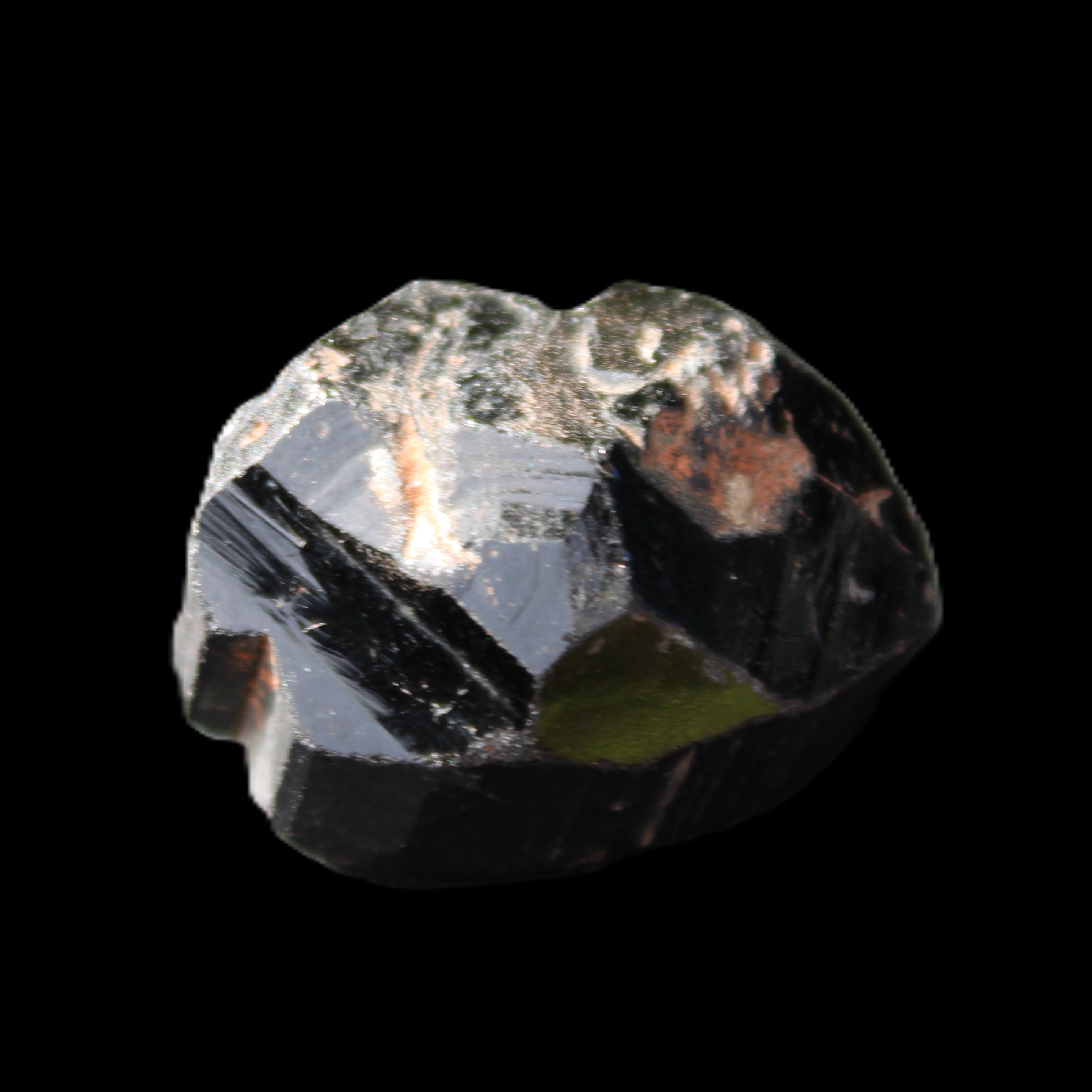 Black Tourmaline terminated crystal 32*21*18mm 24g in sunlight - Rocks and Things Store
