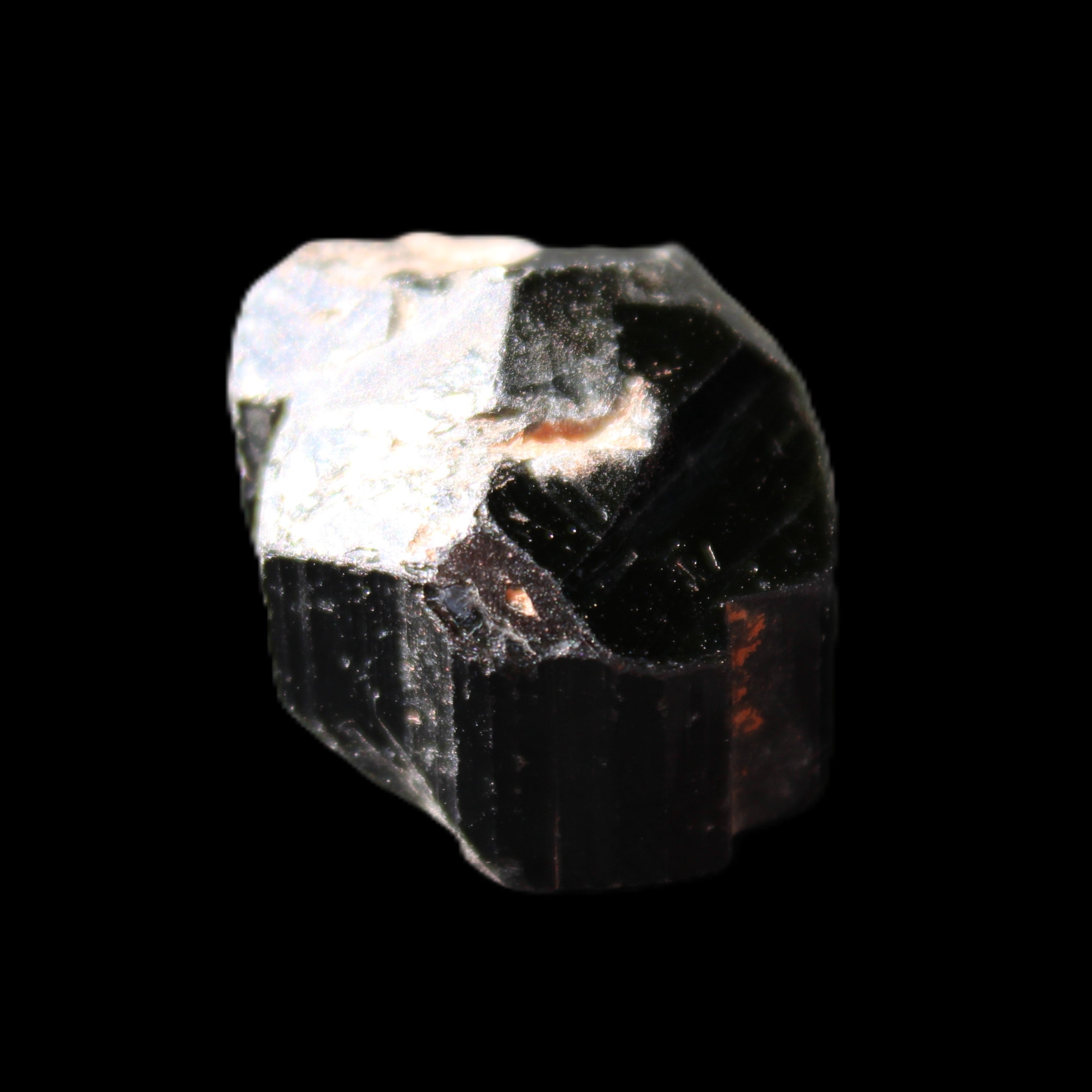 Black Tourmaline terminated crystal 32*21*18mm 24g in sunlight - Rocks and Things Store