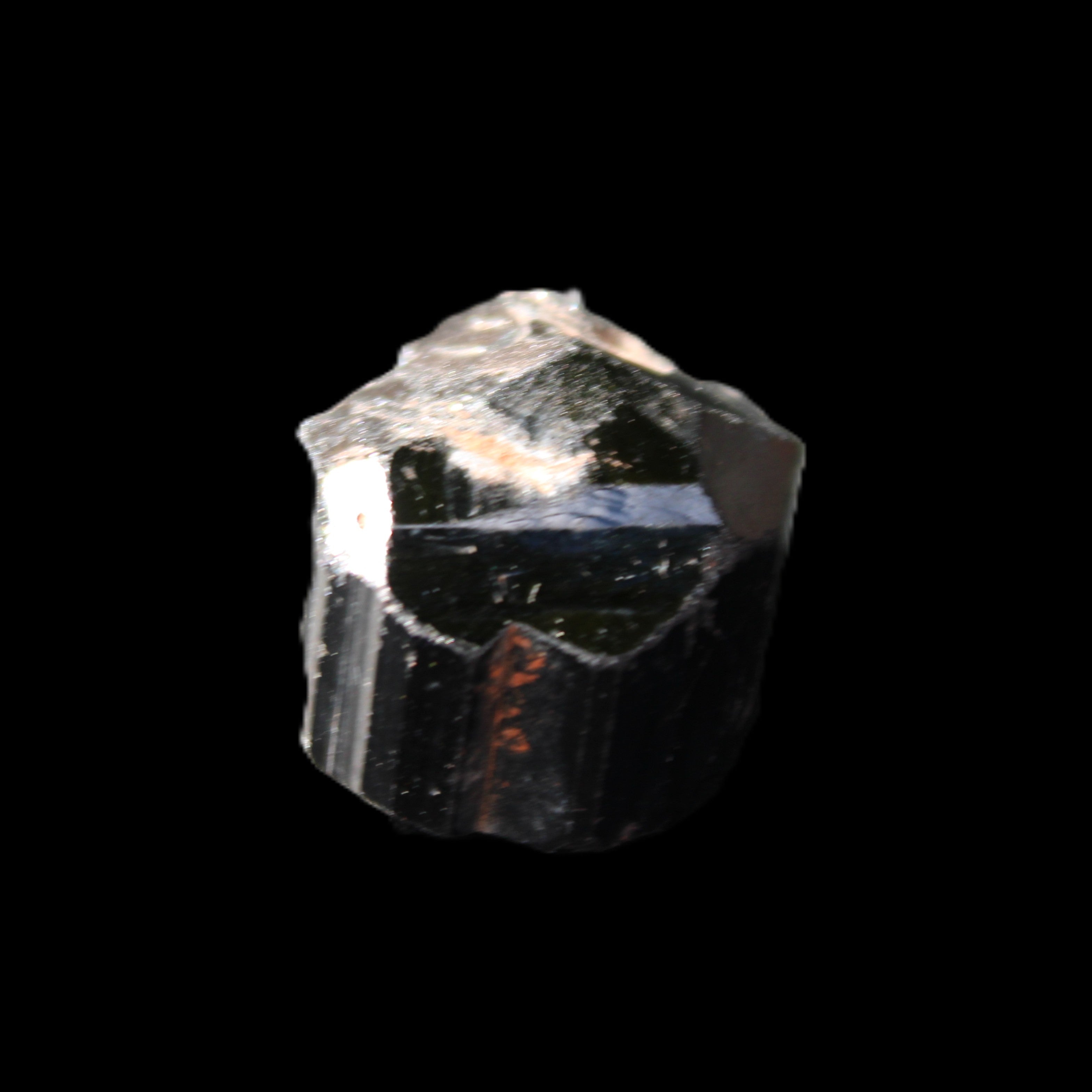 Black Tourmaline terminated crystal 32*21*18mm 24g in sunlight - Rocks and Things Store