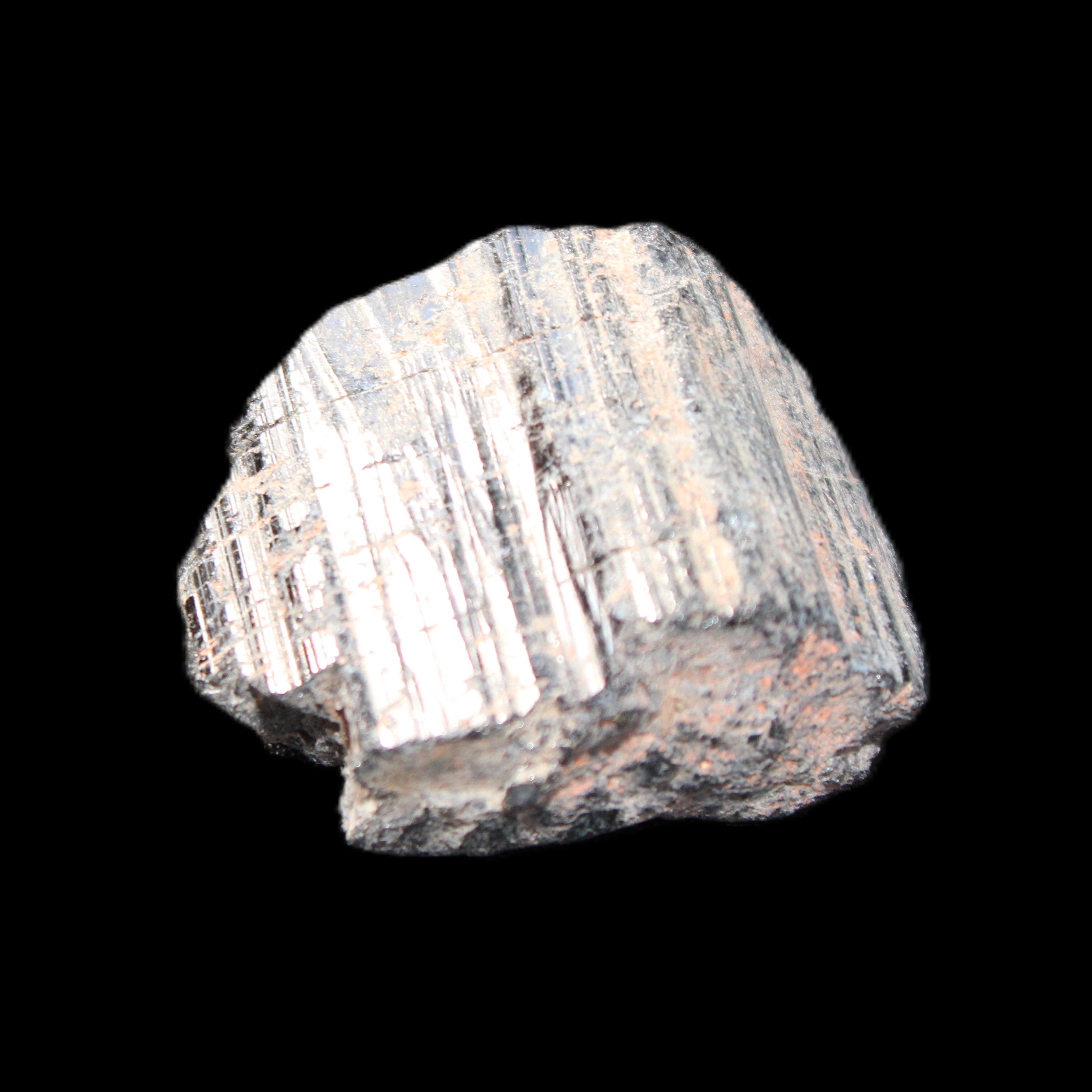 Black Tourmaline crystal 32*28*14mm 26g in sunlight - Rocks and Things Store