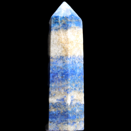 Lapis Lazuli wand 56mm 26g in sunlight - Rocks and Things Store