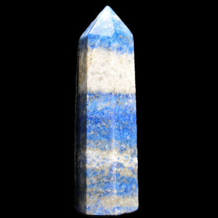 Lapis Lazuli wand 56mm 26g in sunlight - Rocks and Things Store