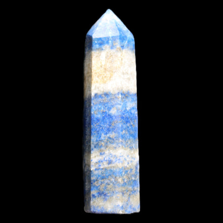 Lapis Lazuli wand 56mm 26g in sunlight - Rocks and Things Store