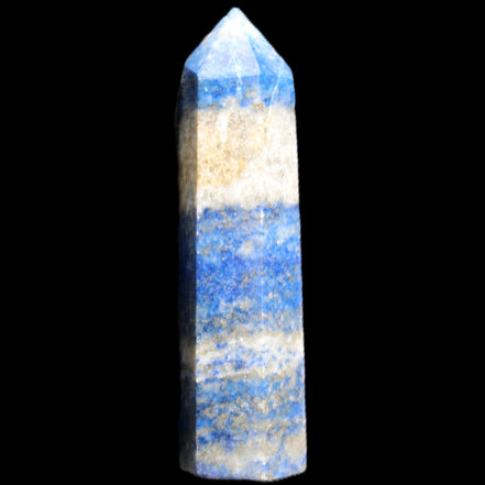Lapis Lazuli wand 56mm 26g in sunlight - Rocks and Things Store