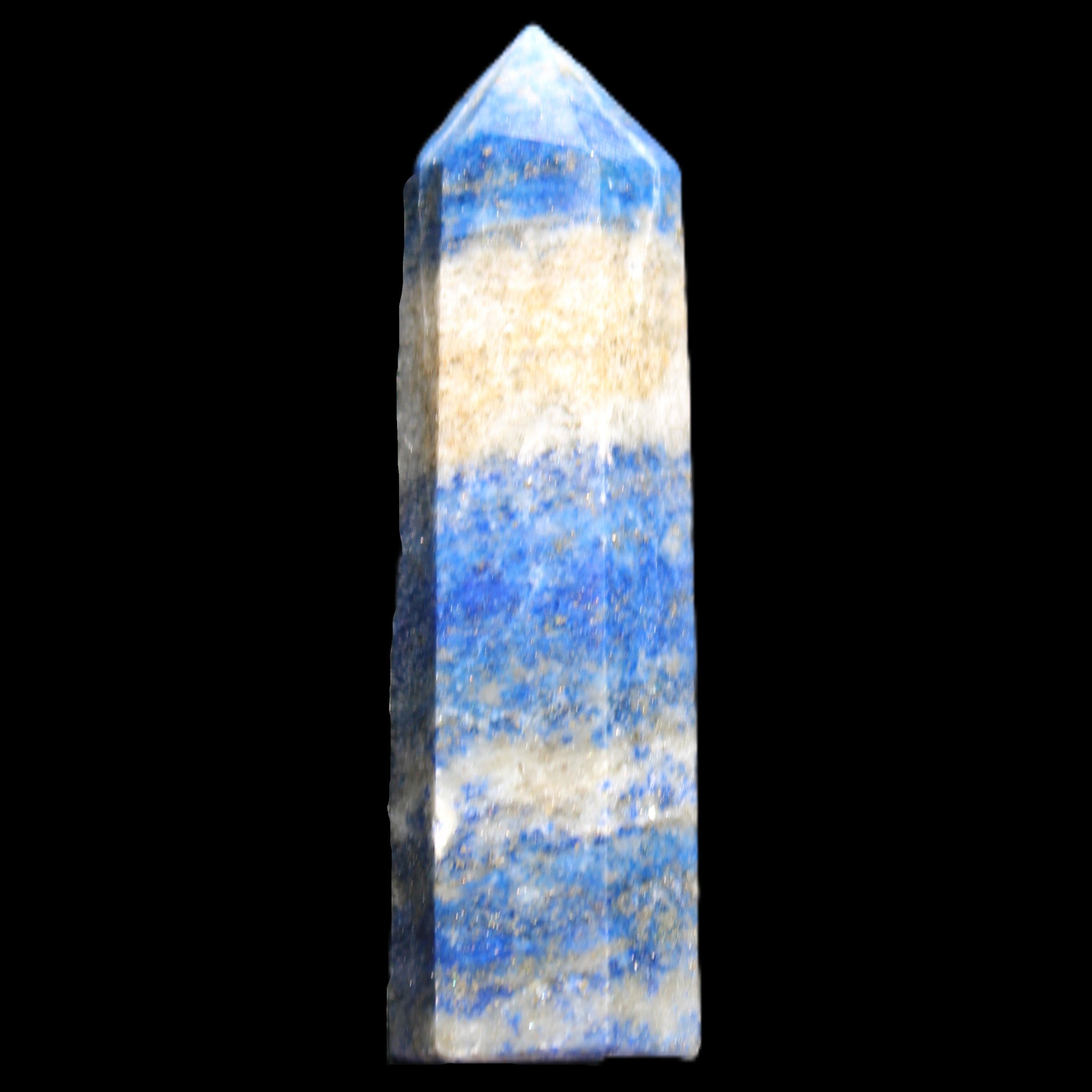 Lapis Lazuli wand 56mm 26g in sunlight - Rocks and Things Store