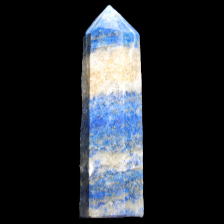Lapis Lazuli wand 56mm 26g in sunlight - Rocks and Things Store