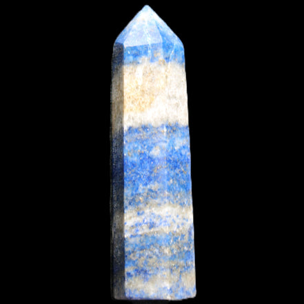 Lapis Lazuli wand 56mm 26g in sunlight - Rocks and Things Store