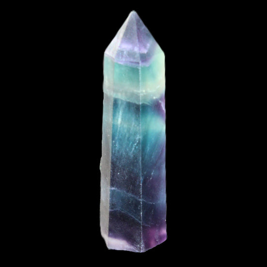 Rainbow Fluorite wand 50mm 17.6g in sunlight - Rocks and Things Store