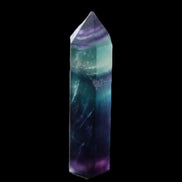 Rainbow Fluorite wand 50mm 17.6g in sunlight - Rocks and Things Store