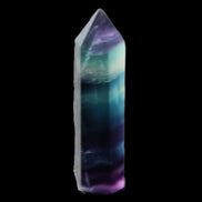 Rainbow Fluorite wand 50mm 17.6g in sunlight - Rocks and Things Store