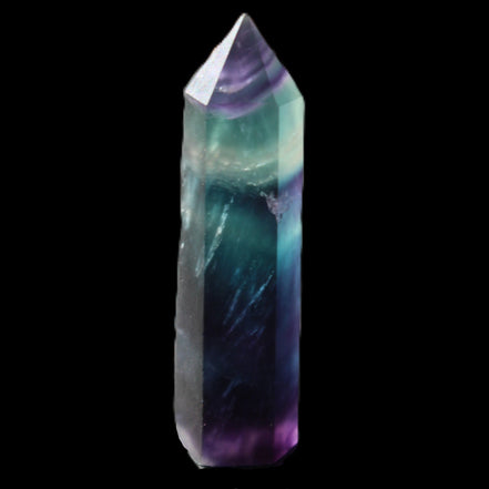 Rainbow Fluorite wand 50mm 17.6g in sunlight - Rocks and Things Store