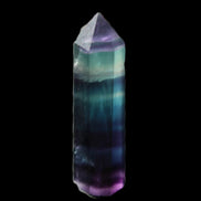 Rainbow Fluorite wand 50mm 17.6g in sunlight - Rocks and Things Store