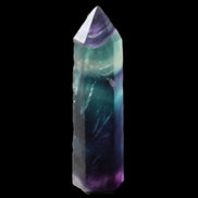 Rainbow Fluorite wand 50mm 17.6g in sunlight - Rocks and Things Store
