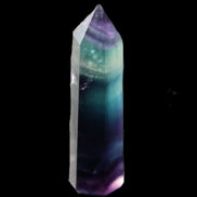 Rainbow Fluorite wand 50mm 17.6g in sunlight - Rocks and Things Store