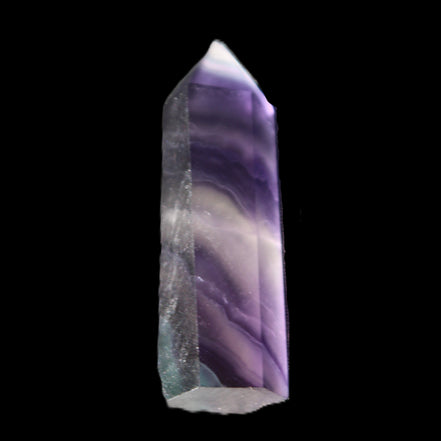 Rainbow Fluorite tiny wand 40mm 11.5g in sunlight - Rocks and Things Store