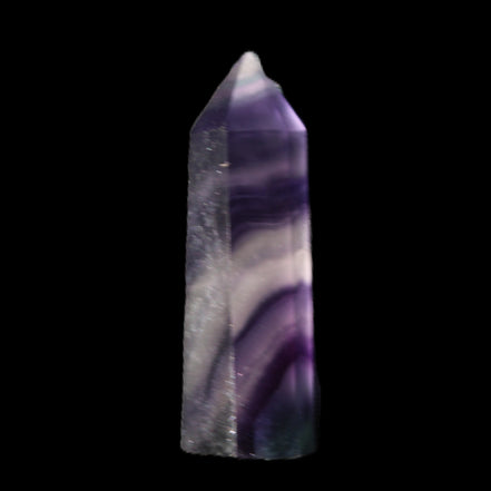 Rainbow Fluorite tiny wand 40mm 11.5g in sunlight - Rocks and Things Store
