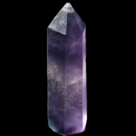 Rainbow Fluorite tiny wand 40mm 11.5g in sunlight - Rocks and Things Store