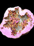 Electric Purple Agate electroplated geode 30mm 7-8g in sunlight - Rocks and Things Store