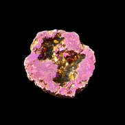 Electric Purple Agate electroplated geode 30mm 7-8g in sunlight - Rocks and Things Store