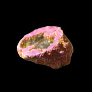 Electric Purple Agate electroplated geode 30mm 7-8g in sunlight - Rocks and Things Store