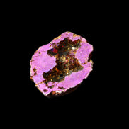 Electric Purple Agate electroplated geode 30mm 7-8g in sunlight - Rocks and Things Store