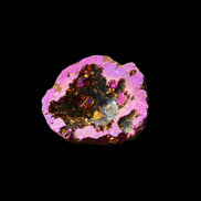 Electric Purple Agate electroplated geode 30mm 7-8g in sunlight - Rocks and Things Store