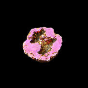 Electric Purple Agate electroplated geode 30mm 7-8g in sunlight - Rocks and Things Store