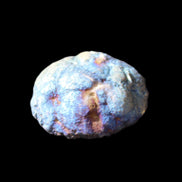 Electric Green Agate electroplated geode 30mm 10.9g in sunlight - Rocks and Things Store