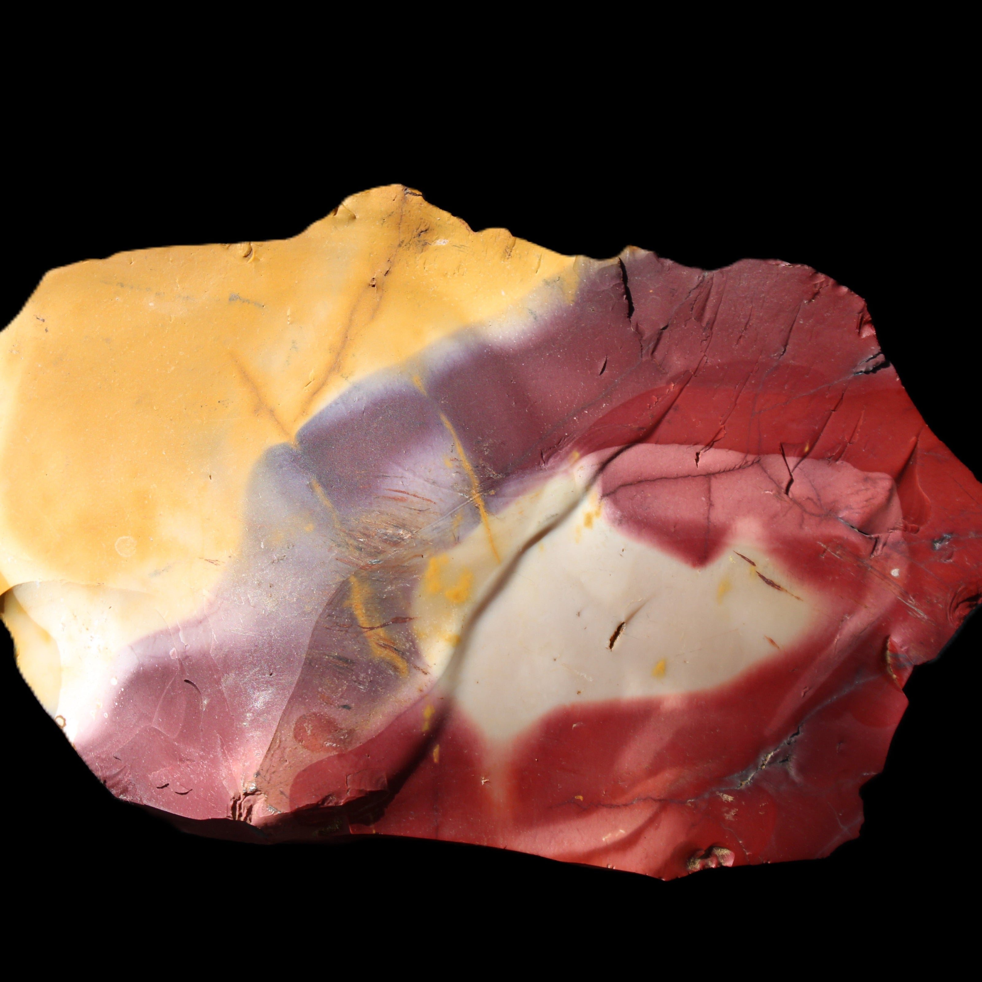 Mookaite 160*97*51mm 706g in sunlight - Rocks and Things Store