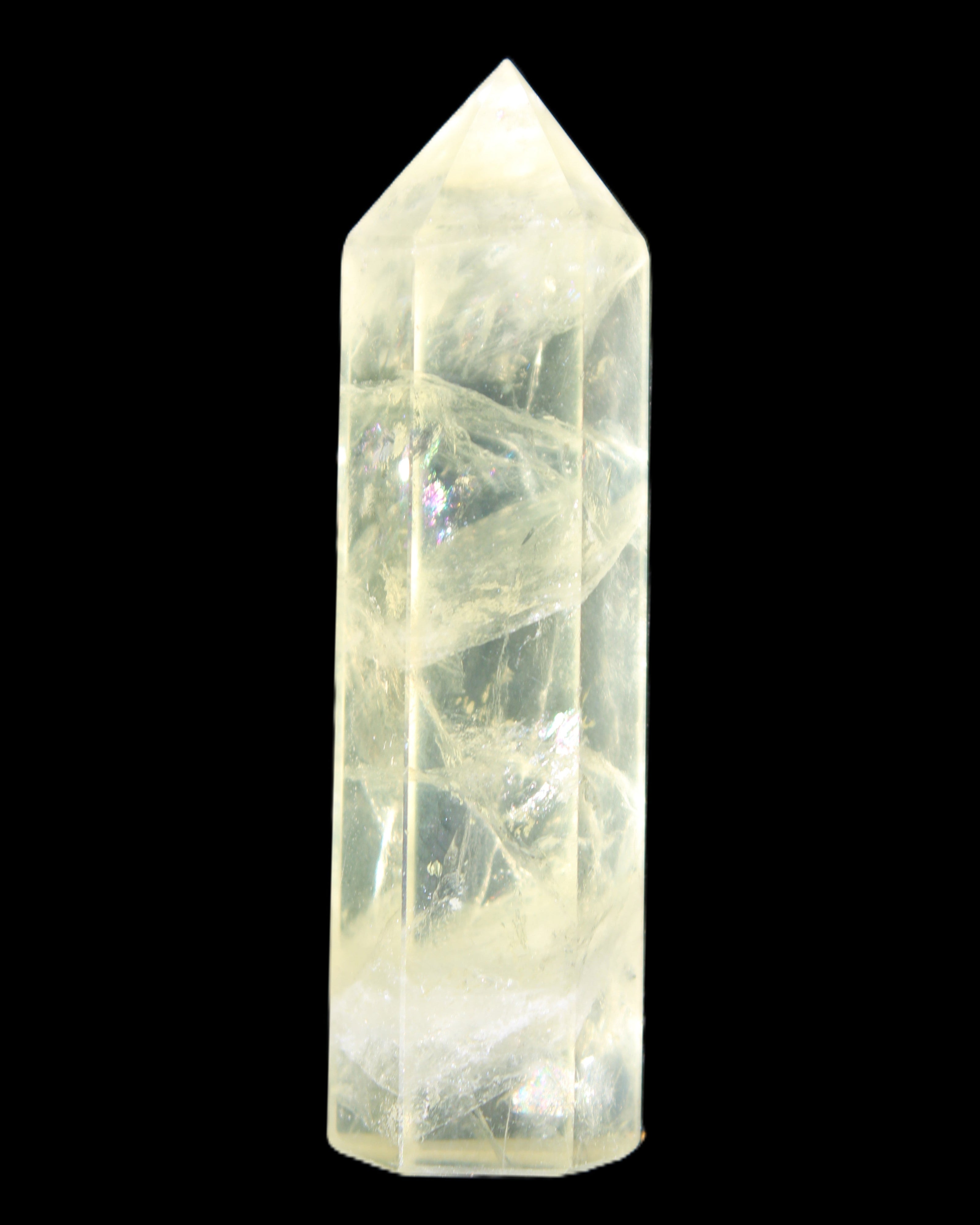 Citrine wand 56mm 22g in sunlight - Rocks and Things Store