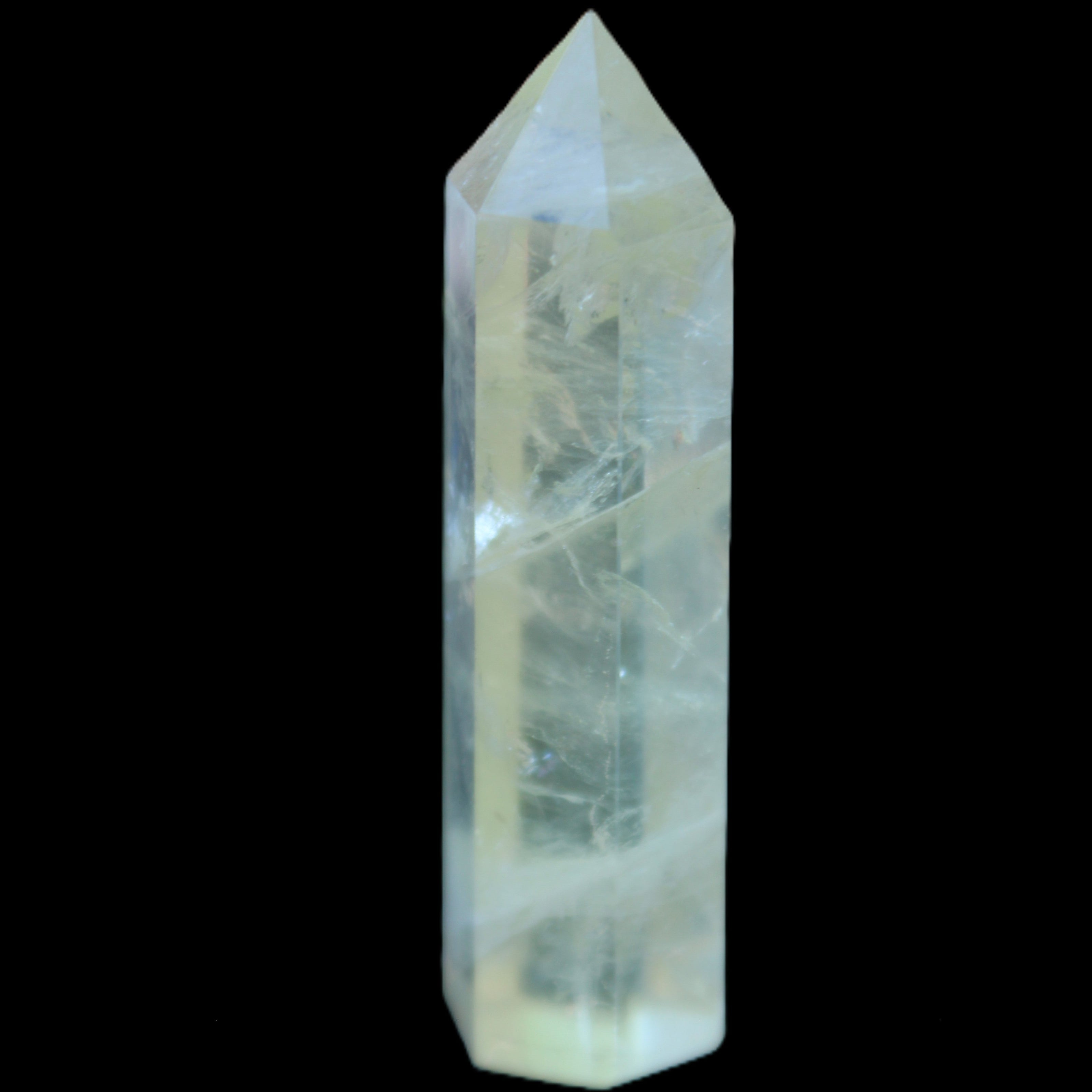 Citrine wand 56mm 22g in sunlight - Rocks and Things Store