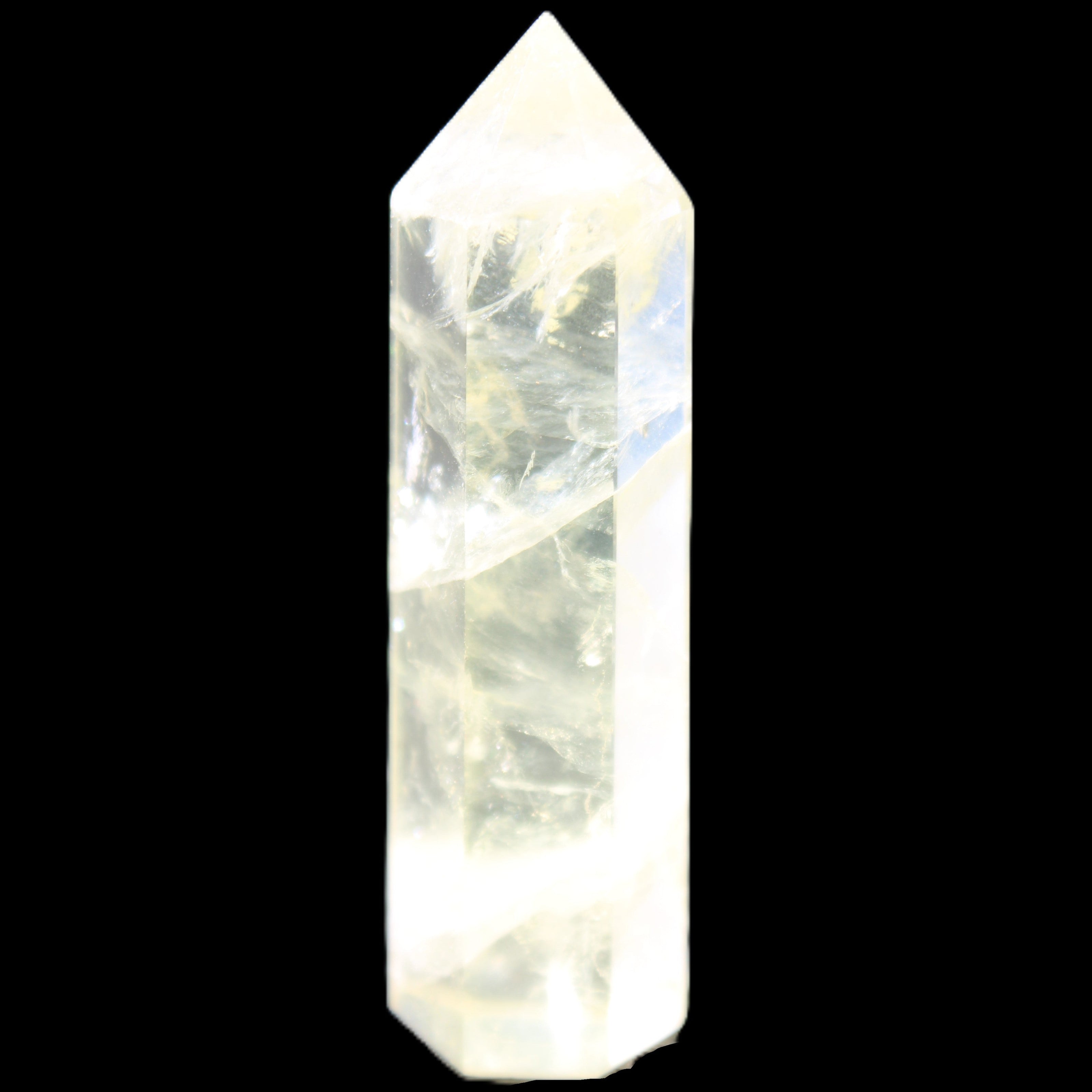 Citrine wand 56mm 22g in sunlight - Rocks and Things Store