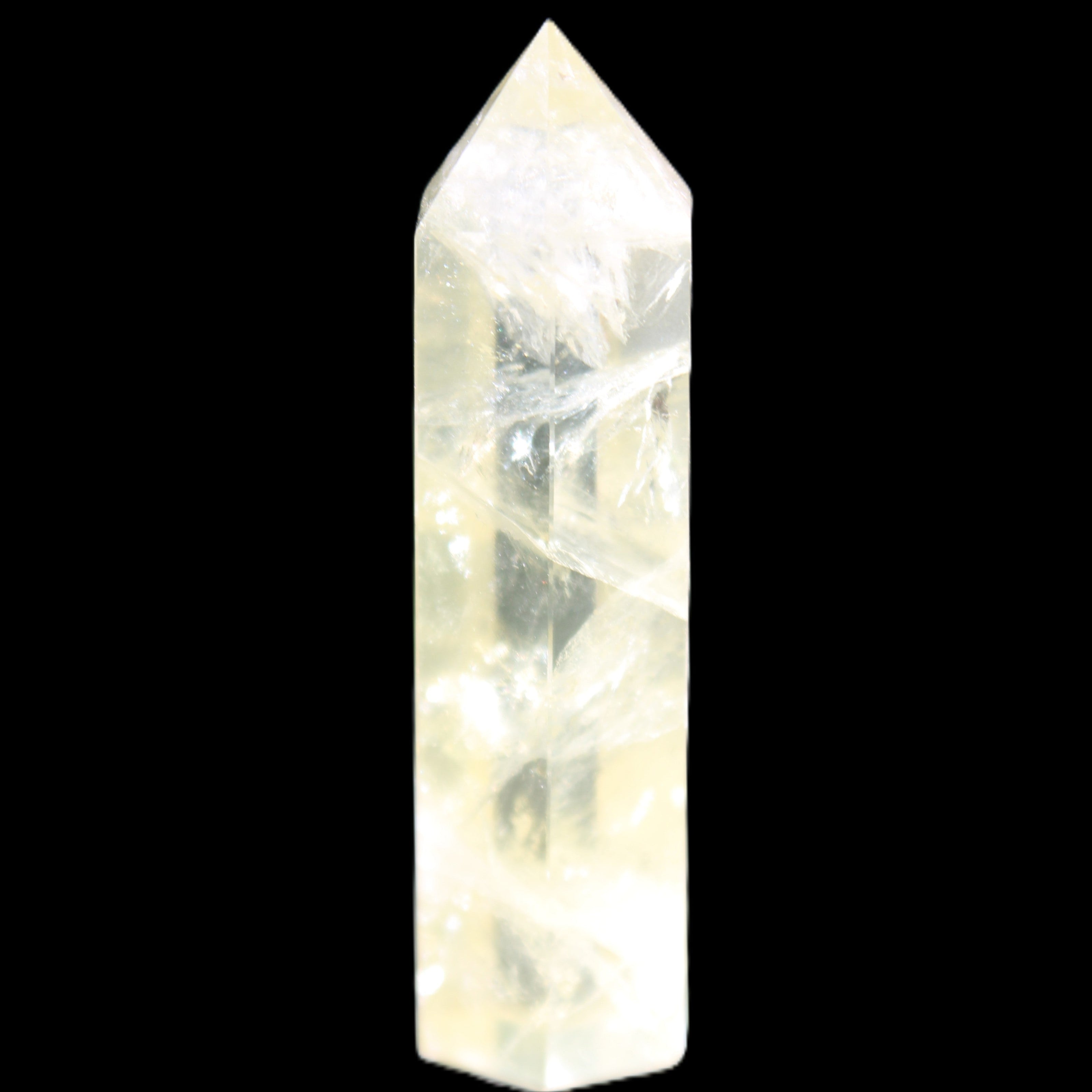 Citrine wand 56mm 22g in sunlight - Rocks and Things Store