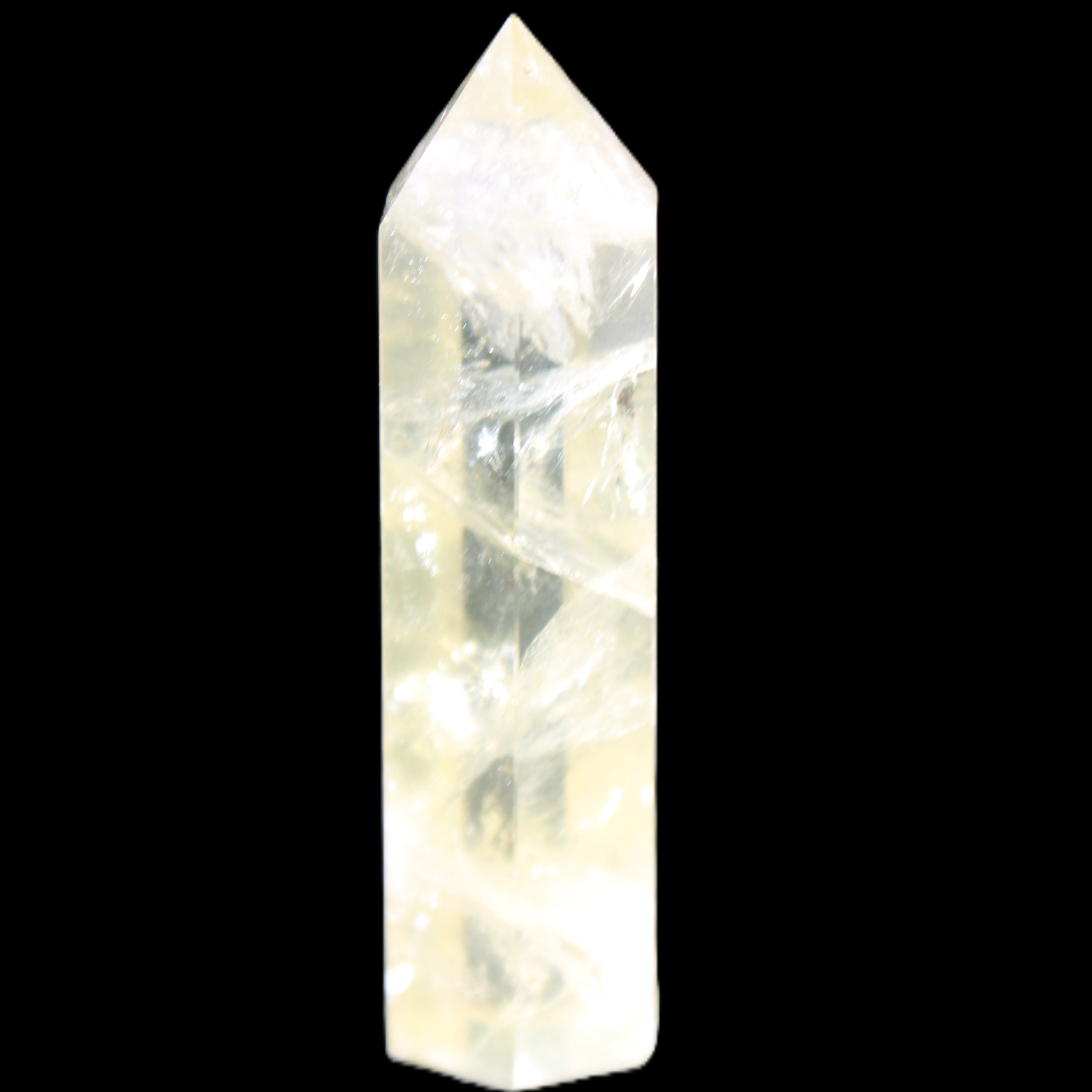 Citrine wand 56mm 22g in sunlight - Rocks and Things Store