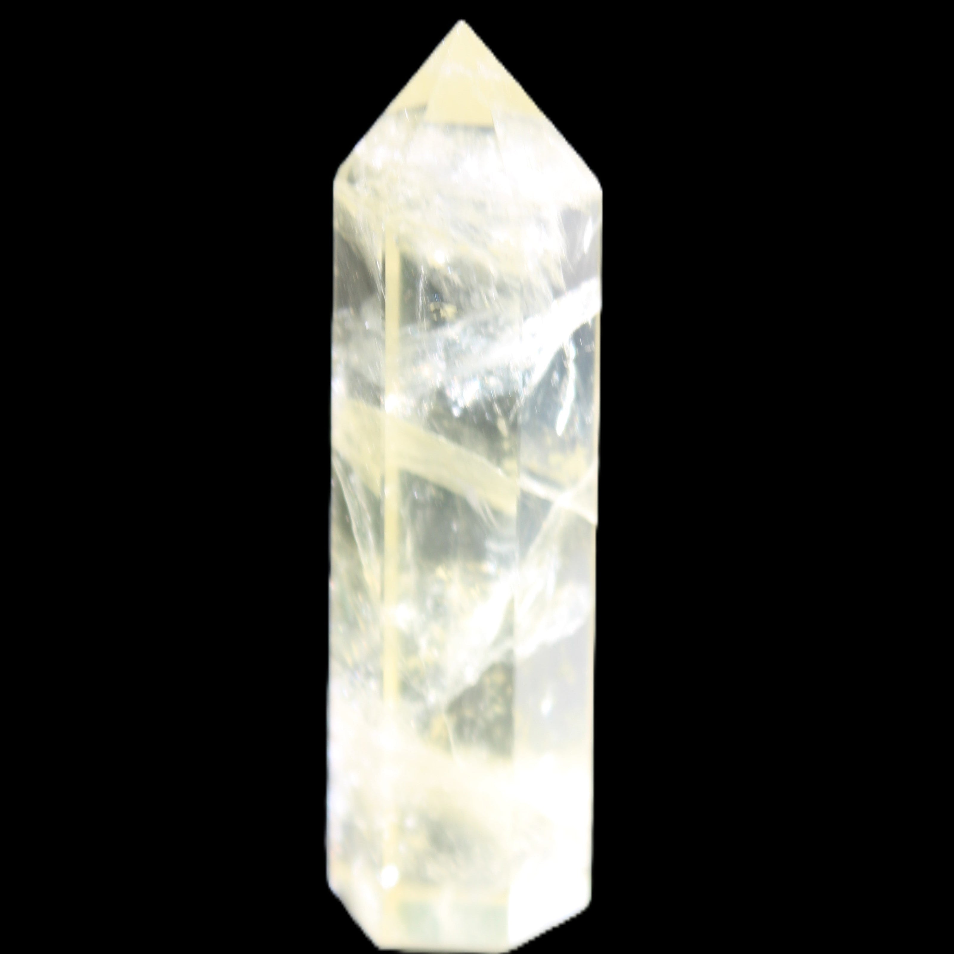 Citrine wand 56mm 22g in sunlight - Rocks and Things Store