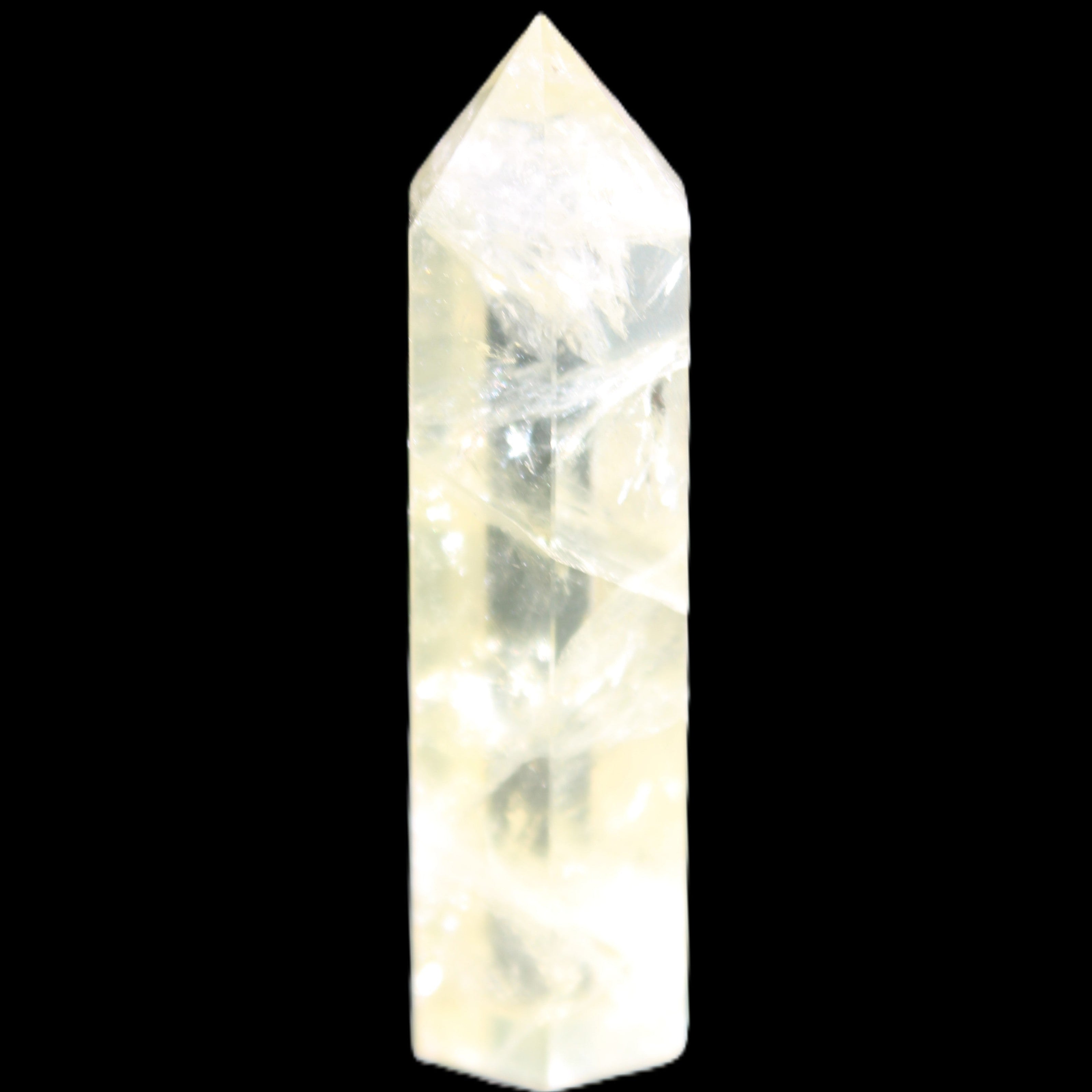 Citrine wand 56mm 22g in sunlight - Rocks and Things Store